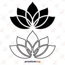 Free Free 74 Lotus Flower Outline Svg SVG PNG EPS DXF File