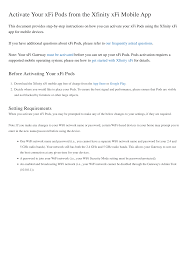 How many xfi pods do i need? Https Fccid Io 2ahkm Hive2200 User Manual User Manual 4072204 Pdf