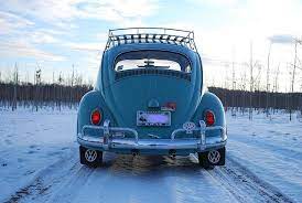 1963 Vw In The Snow Volkswagen Car Vw Bug Dream Cars