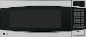 Connect only to properly grounded outlets. Ge Pem31smss 1 0 Cu Ft Countertop Microwave Oven With 800 Watts 10 Power Levels 6 Sensor Settings And Glass Turntable Stainless Steel