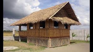 Philippines National House Native House Nipa Hut Bahay Kubo Bamboo House Bahay Kubo Hut House
