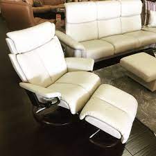 Stressless Magic Large Recliner Ottoman Signature Base Scandinavia Inc Metairie New Orleans Louisiana Furniture Cont Contemporary Furniture Furniture Recliner