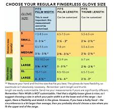 Hand Measurements For Sizing Of Convertible Mitten Gloves