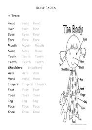 Body part actions worksheet author: Body Parts Worksheet English Esl Worksheets For Distance Learning And Physical Classrooms