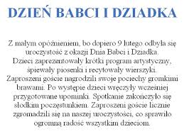 Oto najlepsze wierszyki na dzień babci i dziadka. Dzien Babci I Dziadka Przedszkole Im Kubusia Puchatka W Kudowie Zdroju
