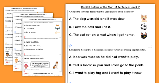 Here the words equator, north pole and universe need no capitals, because they aren't strictly proper names. Year 1 Capital Letters At The Start Of Sentences And I Homework Extension Punctuating Sentences Classroom Secrets