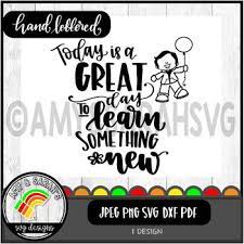 This item trend enterprises, inc. Today Is A Good Day To Learn Something New By Amy And Sarah S Svg Designs
