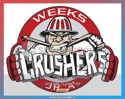 Pictou County Weeks Crushers Hockey Sports Vector Svg Logo In 5 Formats Spln003423 Sports Logos Embroidery Vector For Nfl Nba Nhl Mlb Milb And Mo Sport Hockey Sports Logo Embroidery Logo