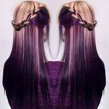 Purple And Blonde Hair Hair Gorgeous Hair Hair Styles