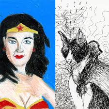 Bill Traylor frequently depicted animals in his works. Of the five Bill  Traylor artworks