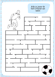 Coloriage coupe de foot tournois. Un Jeu Sur Le Foot A Imprimer Tete A Modeler