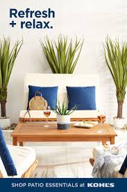 Refresh Your Patio For Summer With Furniture And Decor From Kohl S One Of The Best Things Abou Outdoor Chaise Cushions Outdoor Wicker Chairs Dining Table Sale