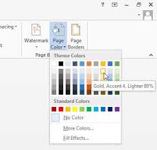 Insert the image in the cell, then change its wrapping (via the picture tools tab on the ribbon) to 'behind text'. How To Change The Background Color In Word 2013 Solve Your Tech