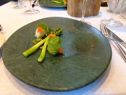Crispy Fresh And Aromatic Stone Dry Profile Which Breaks Velvety Texture Of Larch Smoke In Asparagus Which Was Smoked Rest Smoke Restaurant Restaurant Crispy