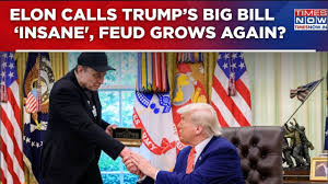 Elon Musk Slams Trump's Big Beautiful Bill, Calls It 'Utterly Insane',  Tesla CEO Vs U.S. Prez Again?
