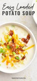 The Best Easy Loaded Baked Potato Soup Recipe On The Internet Recipe Potato Soup Potato Soup Easy Soup Recipes