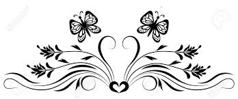 Blumen Schablone