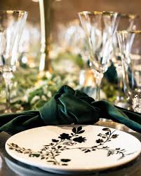 Tell your guests they're southern small plates — they'll think you're fancy. Southern Style Emerald And Gold Dinner Party Southern Events