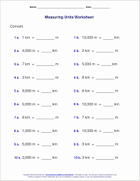 Measuring Units Worksheet Answer Key Lovely Metric Measuring Units Worksheets In 2020 Measurement Worksheets Converting Metric Units Metric Conversions