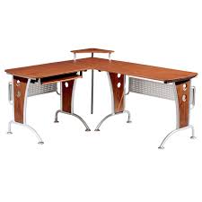Great savings free delivery / collection on many items. Techni Mobili Deluxe L Shaped Computer Desk With Pull Out