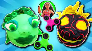 Maybe you would like to learn more about one of these? Moana Fidget Spinner Game With Maui Playdoh Drill N Fill Faces Te Ka Lava Monster And Te Fiti Youtube