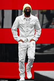 Jul 03, 2021 · formula one champion lewis hamilton has extended his contract with mercedes until 2023, the team announced on saturday. Lewis Hamilton Dons Weird Dior Print Outfits In A Newspaper And Neon Green Hat Oltnews