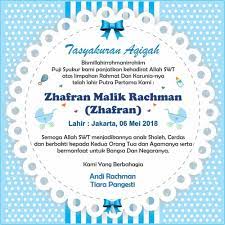 Sedangkan menurut mazhab maliki cukup dengan 2 ekor kambing untuk anak lelaki dan anak perempuan. 10 Ide Desain Ucapan Aqiqah Anak Laki Laki Handoko Blog S
