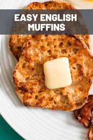 How To Make Easy English Muffins Nooks And Crannies Guaranteed English Muffin Recipes Homemade English Muffins Honey English Muffins