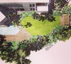 Spa Garden Concept Render Landscape Garden Design Mallorca Palmademallorca