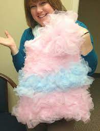 Another Crafty Day Diy Halloween Costume Cotton Candy Candy Candy Costume Cotton Candy Costume Diy Halloween Costume Candy Costumes