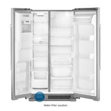 The indicator light will turn. Maytag Mss25c4mgz 36 Inch Wide Side By Side Refrigerator With Exterior Ice And Water Dispenser 25 Cu Ft Mss25c4mgz Snyder Diamond