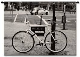 Bike Boutique Wall Tapestry Bike Wall Tapestry Bicycle