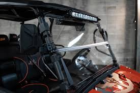 Light Bar Mount Assembly For The Gc1k Front Folding Windshield Intimidator Utv