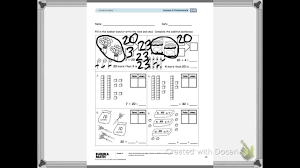 The homework can be downloaded for free from schools net kenya. Grade 1 Module 4 Lesson 4 Homework Youtube
