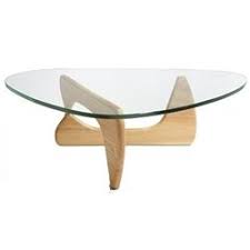 The glass piece is small enough not to the table is good but some of the wood on top isn't as smooth and shiny as thought. Tribeca Coffee Table In 2021 Noguchi Coffee Table Cool Coffee Tables Glass Top Coffee Table