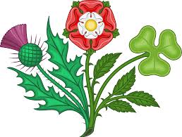 Irish rose tattoo this irish tattoo with the rose and shamrocks designed as a crown creates a lovely tattoo design that represents love. Rose Shamrock And Thistle Wikimedia Commons