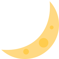 Depicts the moon as a thin, golden crescent, curving to the right and not displaying. Moon Emoji Meaning With Pictures From A To Z