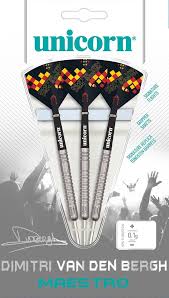 Luke woodhouse v dimitri van den bergh. Dimitri Van Den Bergh Maestro 90 Tungsten Steel Tip Darts By Unicorn Double Top Darts