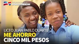 Padres del sector San Isidro ahorrarán hasta RD$5,000 con liceo entregado  por Danilo Medina
