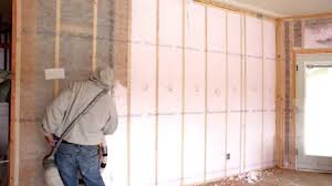 Double Wall Construction And Blown In Insulation In A Zero Energy Home Zeh Blown In Insulation Home Insulation Interior Wall Insulation