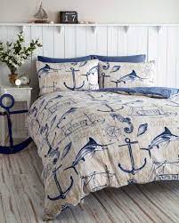 Check spelling or type a new query. Wharf Boat Ship Waves Nautical Anchor Super King Duvet Quilt Cover Bedding Set Amazon Co Uk Kitchen Home Coastal Bedroom Coastal Bedrooms Bedroom Design