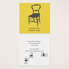 Furniture Repair Amp Restoration Square Business Card Custom Office Supplies Business Logo B Printing Business Cards Square Business Card Furniture Repair