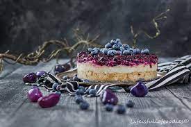 heidelbeerkuchen mit cremefullung und mandelboden life is full of goodies rezept heidelbeerkuchen heidelbeeren kuchen kuchen