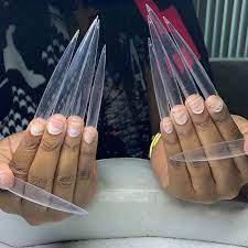 Jun 30, 2021 · acrylic nail tips and nail tip glue. Clear Extra Long Sharp Stiletto Fake Nail Tips False Pointy Nails Sharp Gel Acrylic Set Of 12 False Nails Aliexpress
