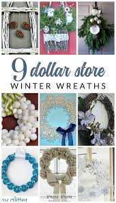 I'm sharing three winter wreath diy's that will give a cozy, wooly and warm welcome to all who come to your front door! Dollar Store Winter Wreaths The Crazy Craft Lady