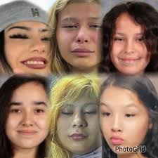 Missing in South Dakota‼️ If you have any information, please reach out.‼️  Update: top right, Madysen Lebeau. Located. Update‼️bottom left, Lyrica  Comes Flying: Located.