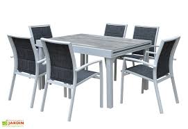 salon de jardin aluminium table extensible 135 270 cm fauteuils table extensible salon de jardin aluminium salon de jardin