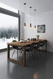 Build a unique style in your dining room using this scandinavian space from #wayfairprostyle. Dining Room In Scandinavian Style White Rook Design