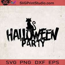 Download Halloween Party Cat Svg Happy Halloween Svg Cat Svg Halloween Svg Svg Print Studio