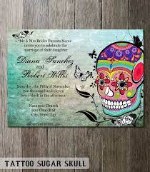 Sugar Skull Wedding Invitation Stationery Dia De Los Muertos Etsy Diy Printable Wedding Invitations Skull Wedding Invitation Sugar Skull Wedding